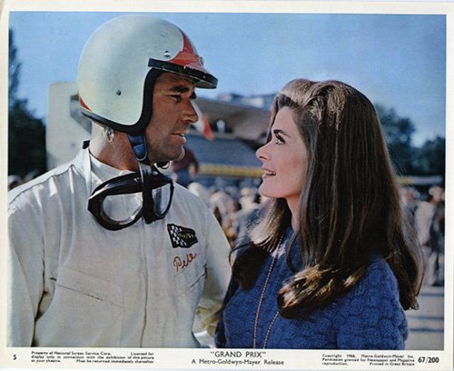 James Garner and Jessica Walter in Grand Prix (1966)