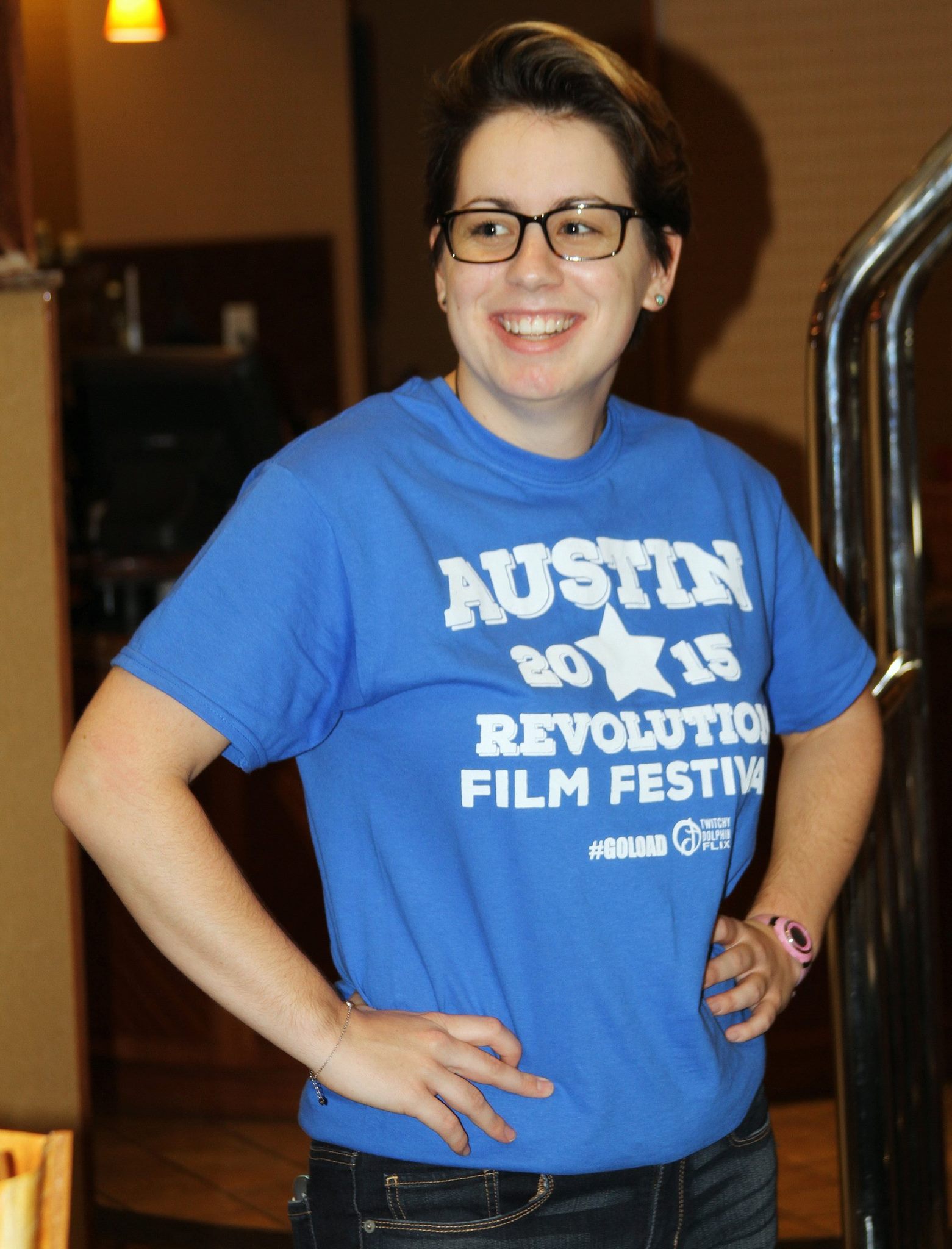 Emily Joseph at the Austin Revolution Film Festival (2015)