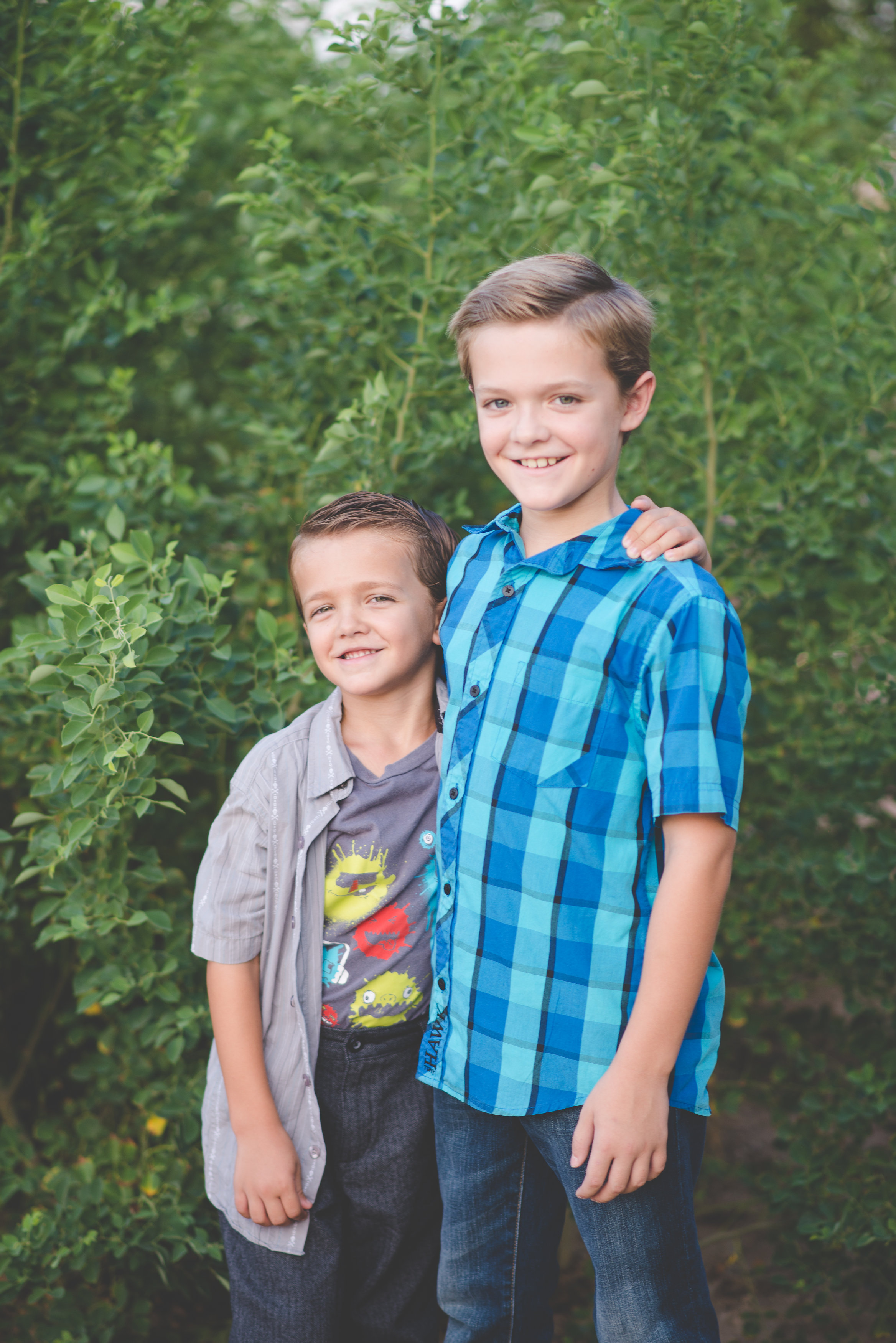 Elliot (with older brother) - September 2015 (6 years old)
