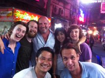 Rick & Rat The film cast & crew on the wrap party night out in Thailand