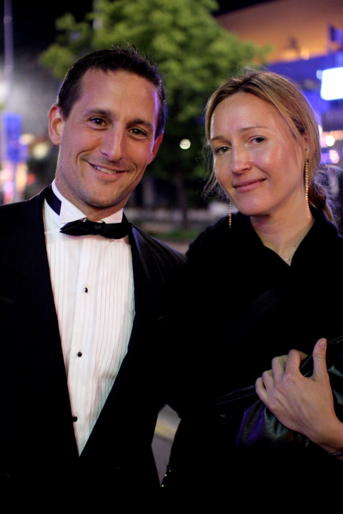 Nina Zavarin at Cannes Film Festival with Kenny Johnston