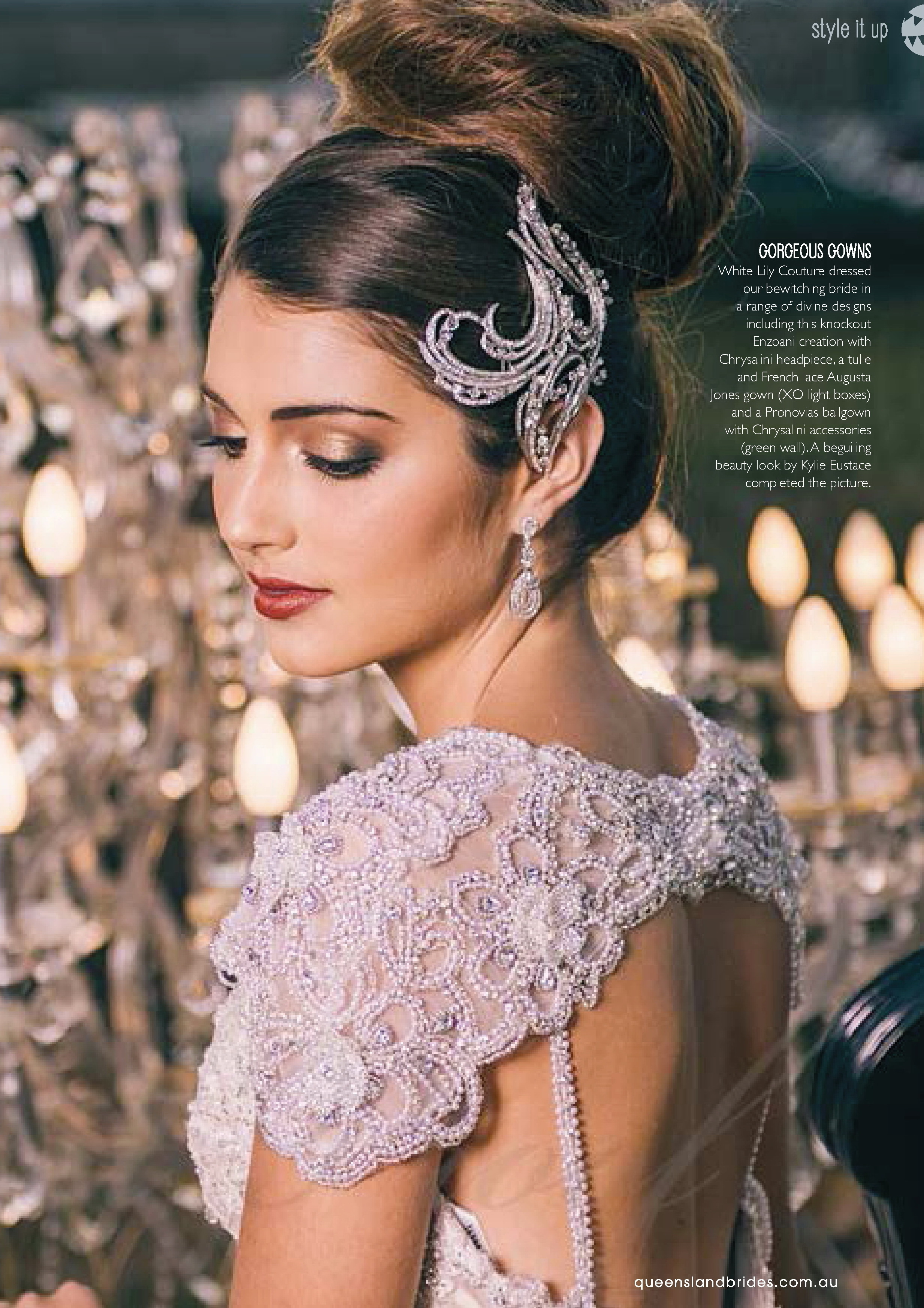 Makeup and Hair for Queensland Brides magazine