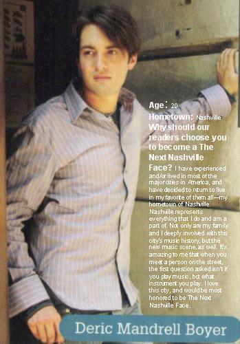 Nashville's Most Beautiful People. 2008. Deric Mandrell Boyer. Nashville Lifestyles Magazine. AMAX.