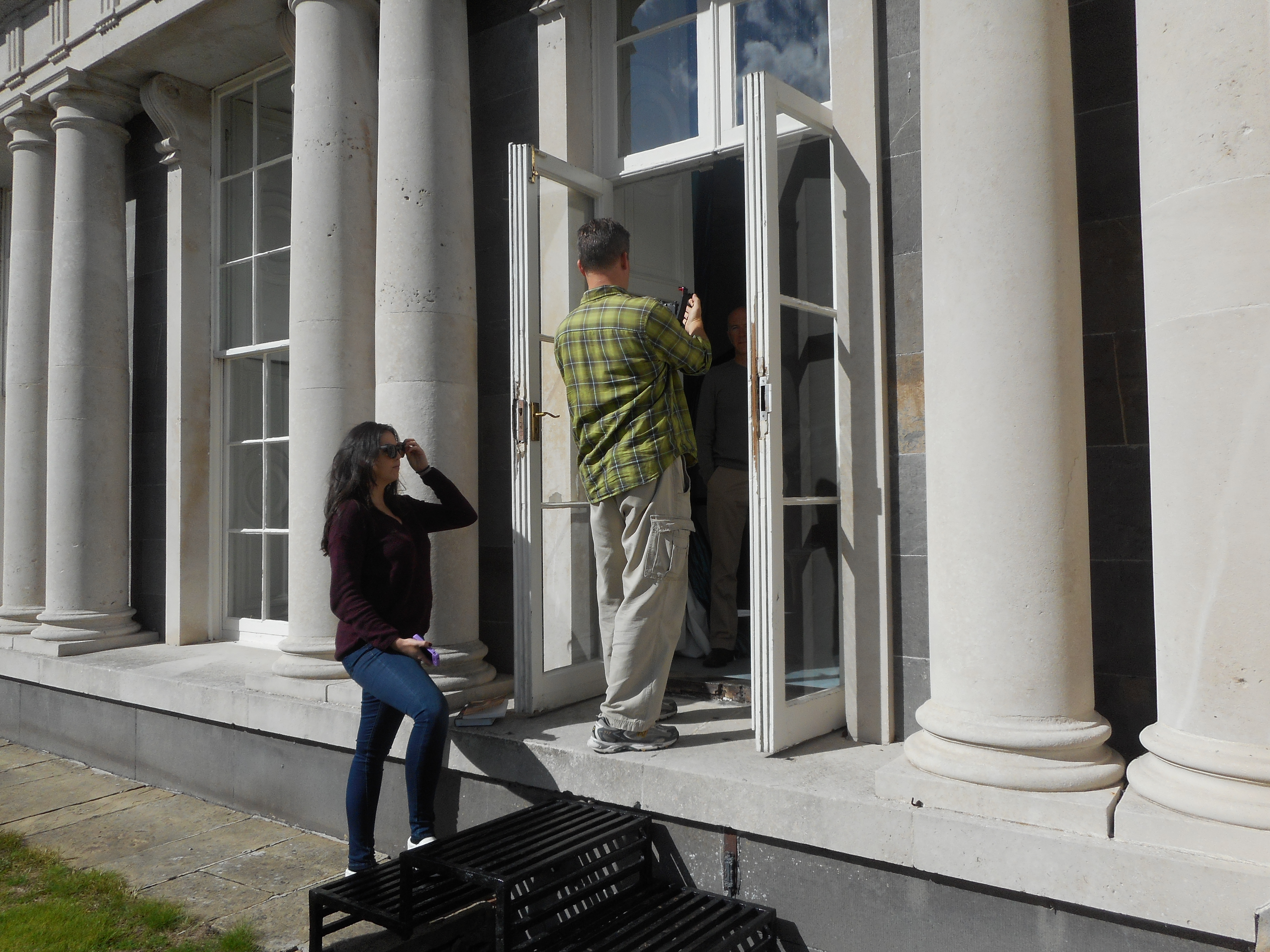 Filming Ronan Chronicles at Carton House, Ireland.