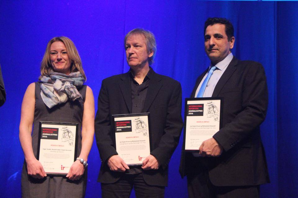 Winning the honorary International Reporter award 2014, for the film 