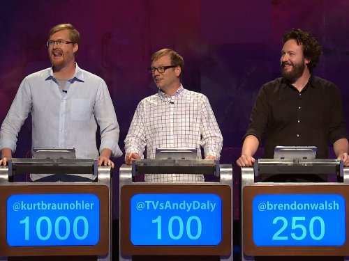 Still of Andrew Daly, Kurt Braunohler and Brendon Walsh in @midnight (2013)