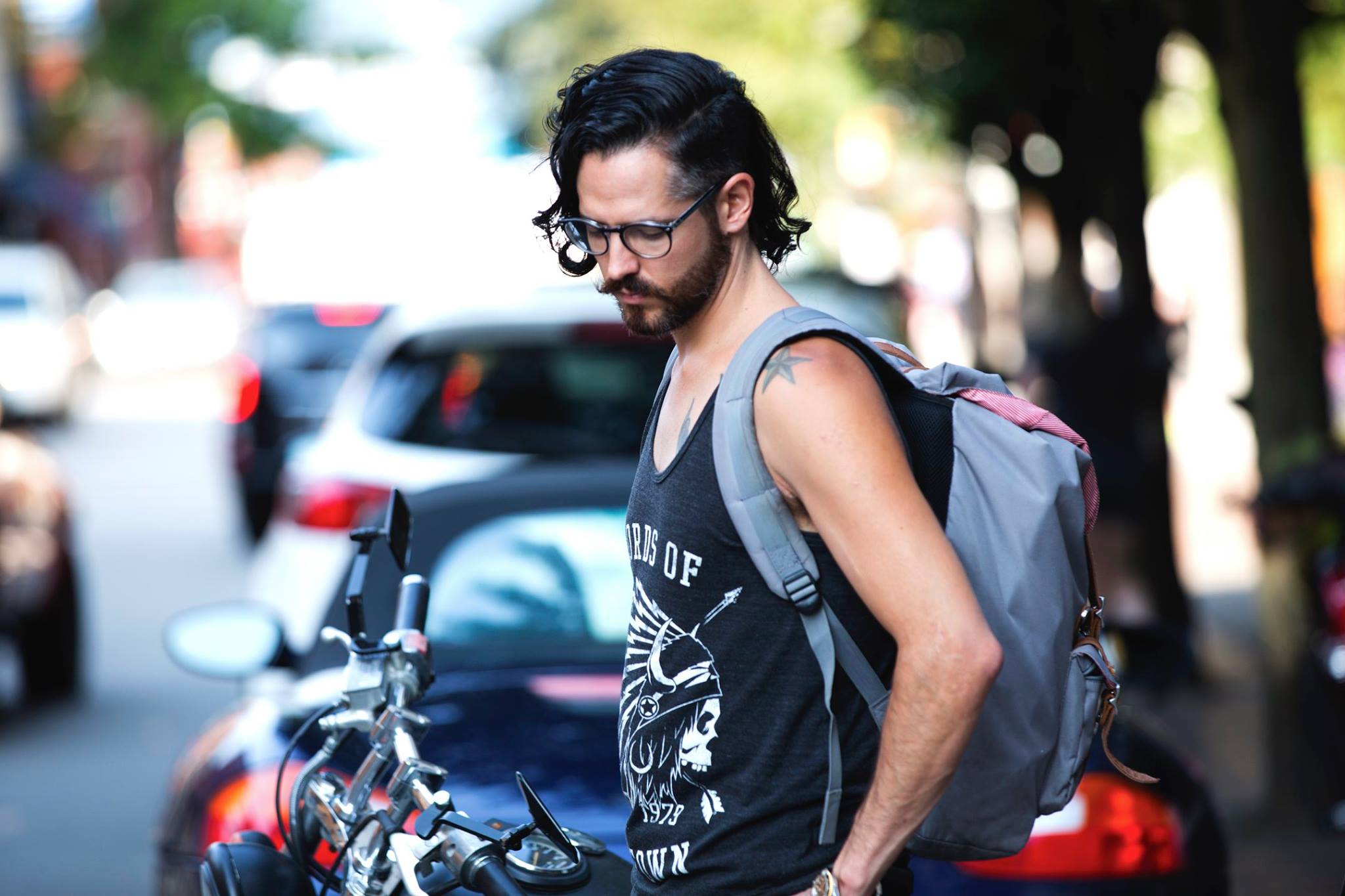 Writer and Director David I. Strasser location scouting.