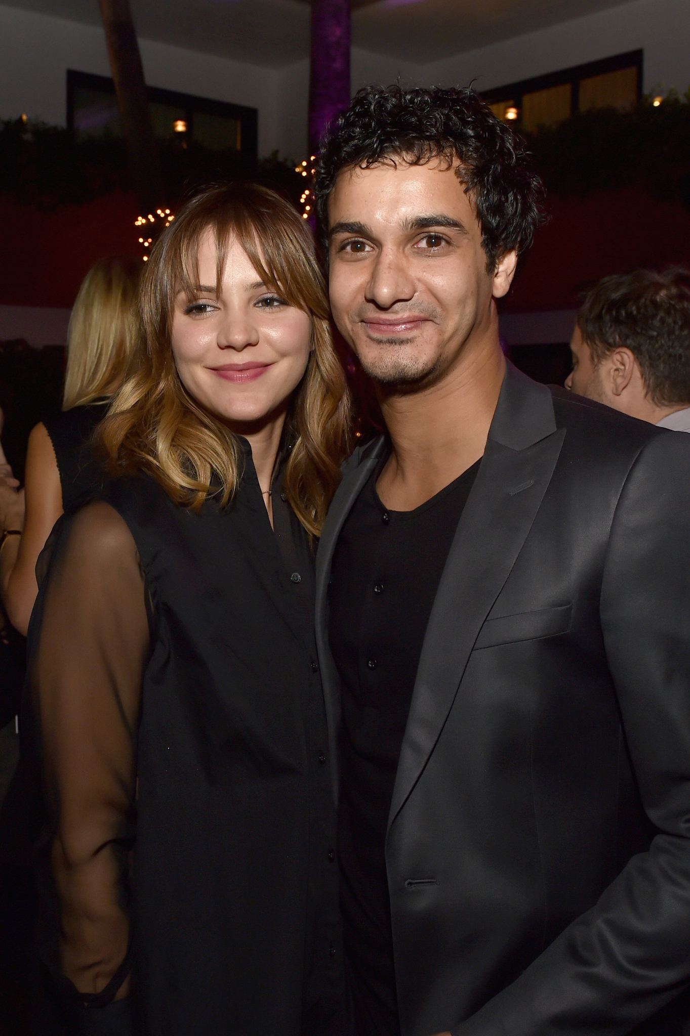 Elyes Gabel and Katharine McPhee at event of A Most Violent Year (2014)