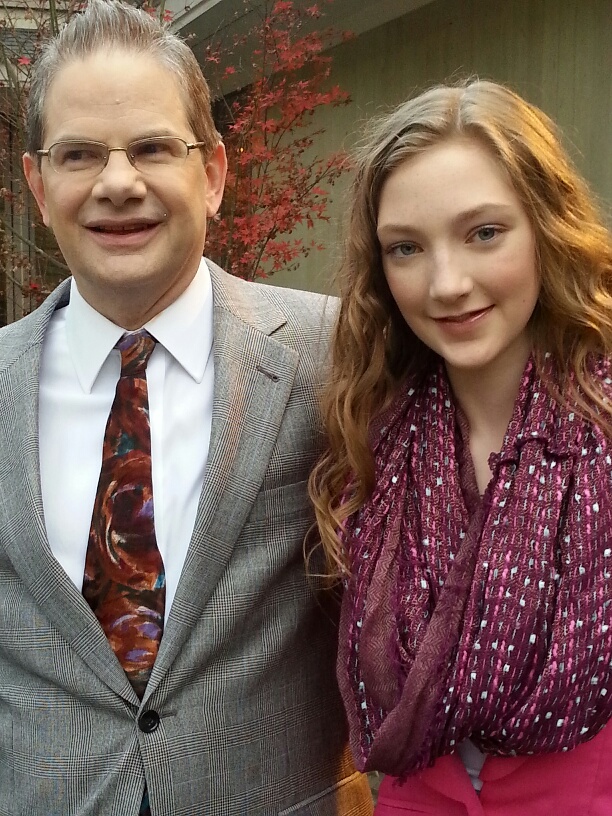 Douglas Stokes is my dad on the set of 