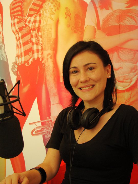 @2012. As radio presenter for OI FM.