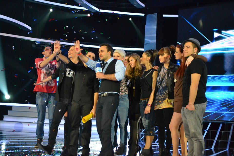 Pavel Vladimirov and the winner Raffy - LIVE on NOVA TV after the X Factor Bulgaria Season 1 final - 2011