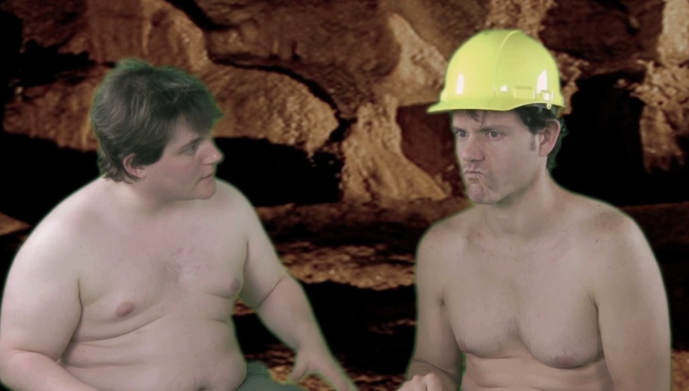 Jon Grant & Chris Valenti still from the comedy short 