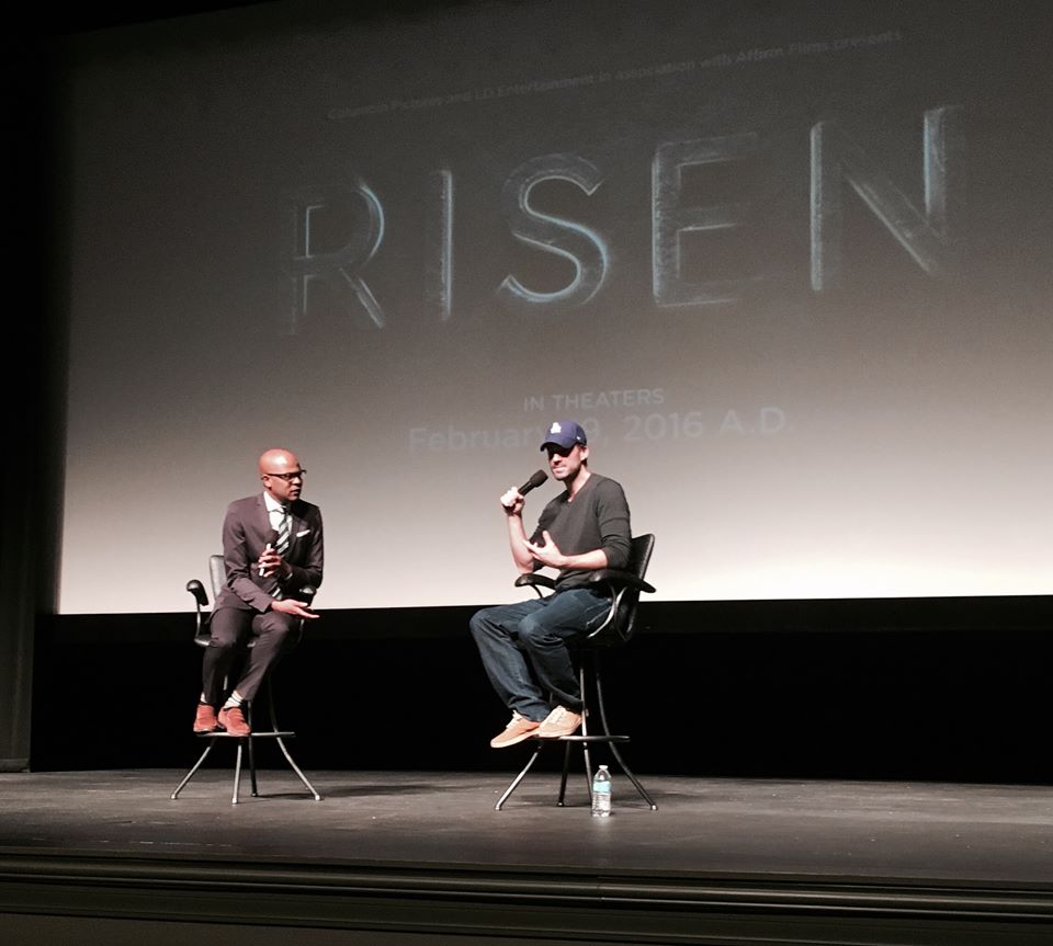 #‎Blessed‬ Got to see the new Risen Movie tonight at Regent University before it hits theaters for Sony Pictures on February 19th, 2016. And yes, that is Joseph Fiennes who stars in it. Amazing job!!