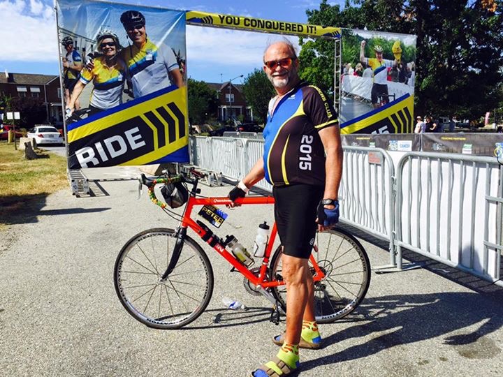 Finished a charity ride of 150 miles! September 2015- Johns Hopkins, Ride to Conquer Cancer,