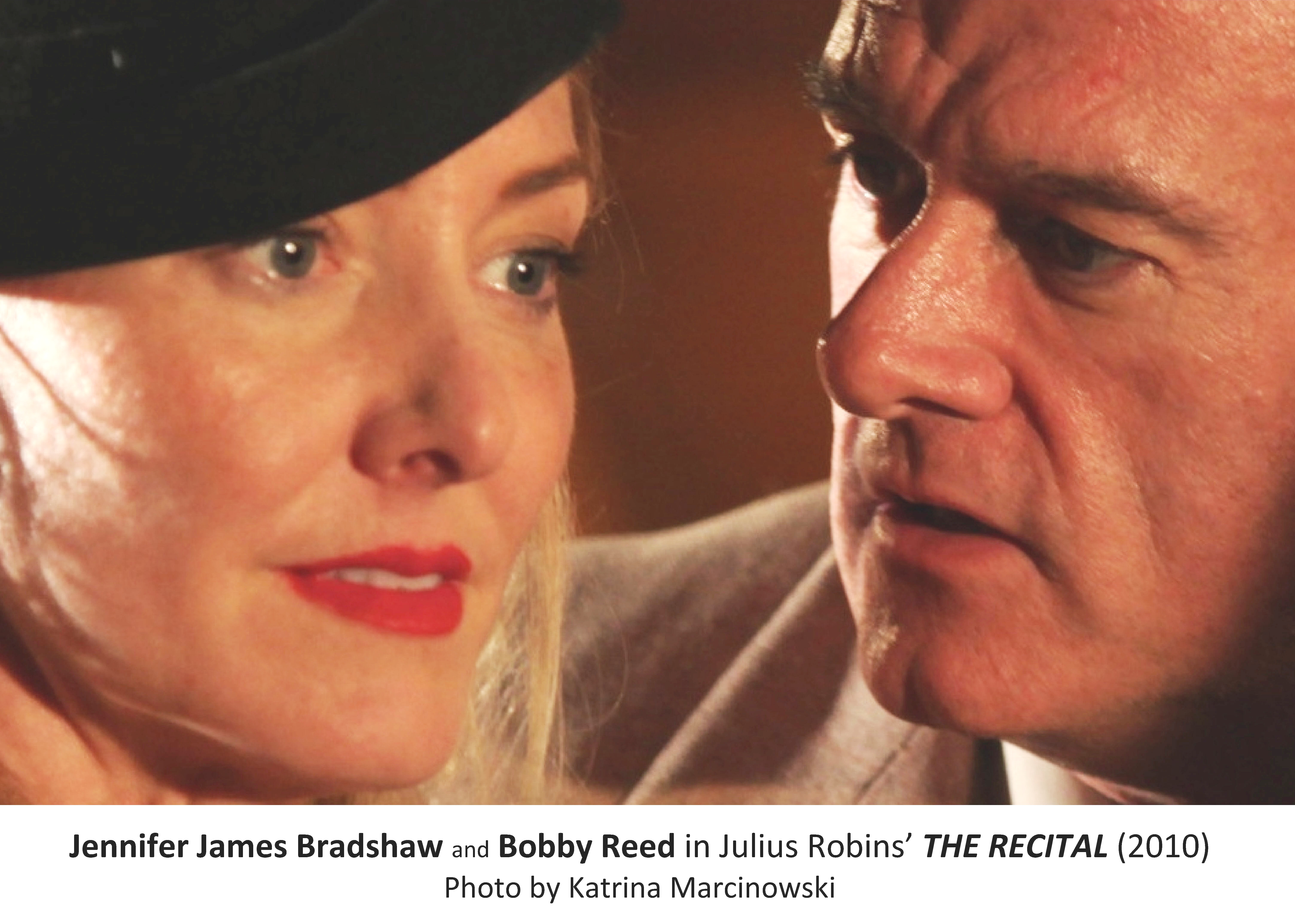 Jennifer James Bradshaw and Bobby Reed in Julius Robins THE RECITAL (2010)