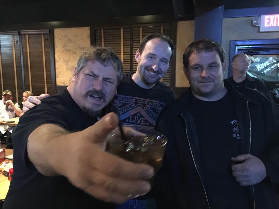 Left to Right: Tom Smith, Jason L. Brown, Jordan Butler Fast & Loud, Misfit Garage Discovery Channel Series Launch Party.