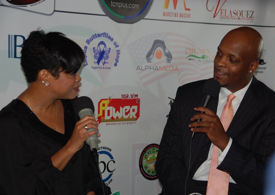 Filmmaker / Director / Writer Chris Donaldson co - host with Ms. Swain on a Award event
