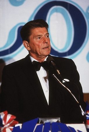 Ronald Reagan at Nassau GOP Republican committee event