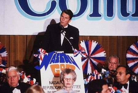 Ronald Reagan at Nassau GOP Republican committee event