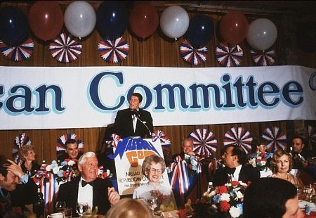 Ronald Reagan at Nassau GOP Republican committee event