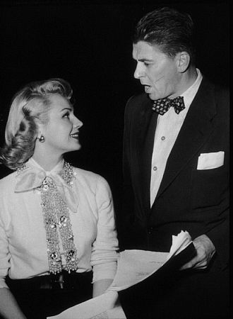 Ronald Reagan and Virginia Mayo C. 1952