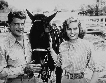 Ronald Reagan and Alexis Smith C. 1942