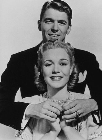 Ronald Reagan and wife Jane Wyman C. 1940