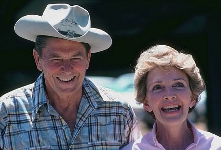 Ronald Reagan with Nancy Reagan