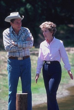 Ronald Reagan with Nancy Reagan