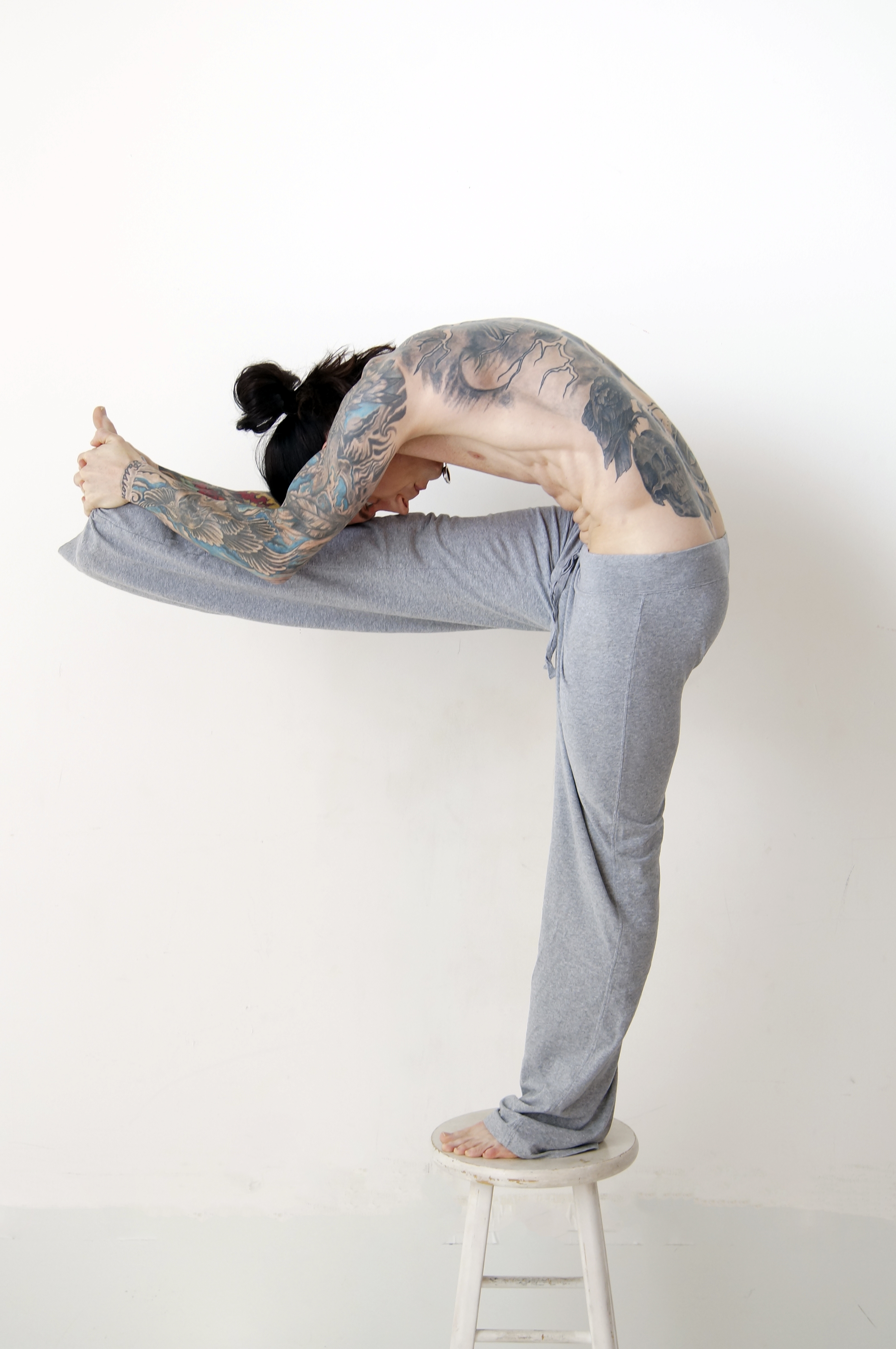 Bikram Yoga instructor pose 