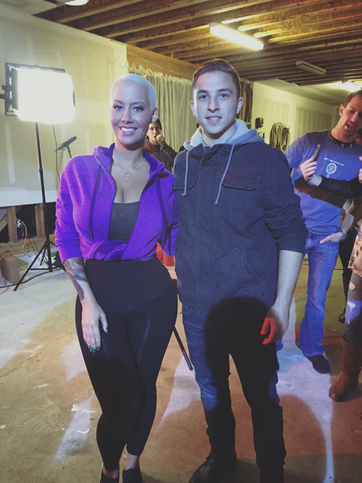 On Set with Amber Rose on What Happened Last Night