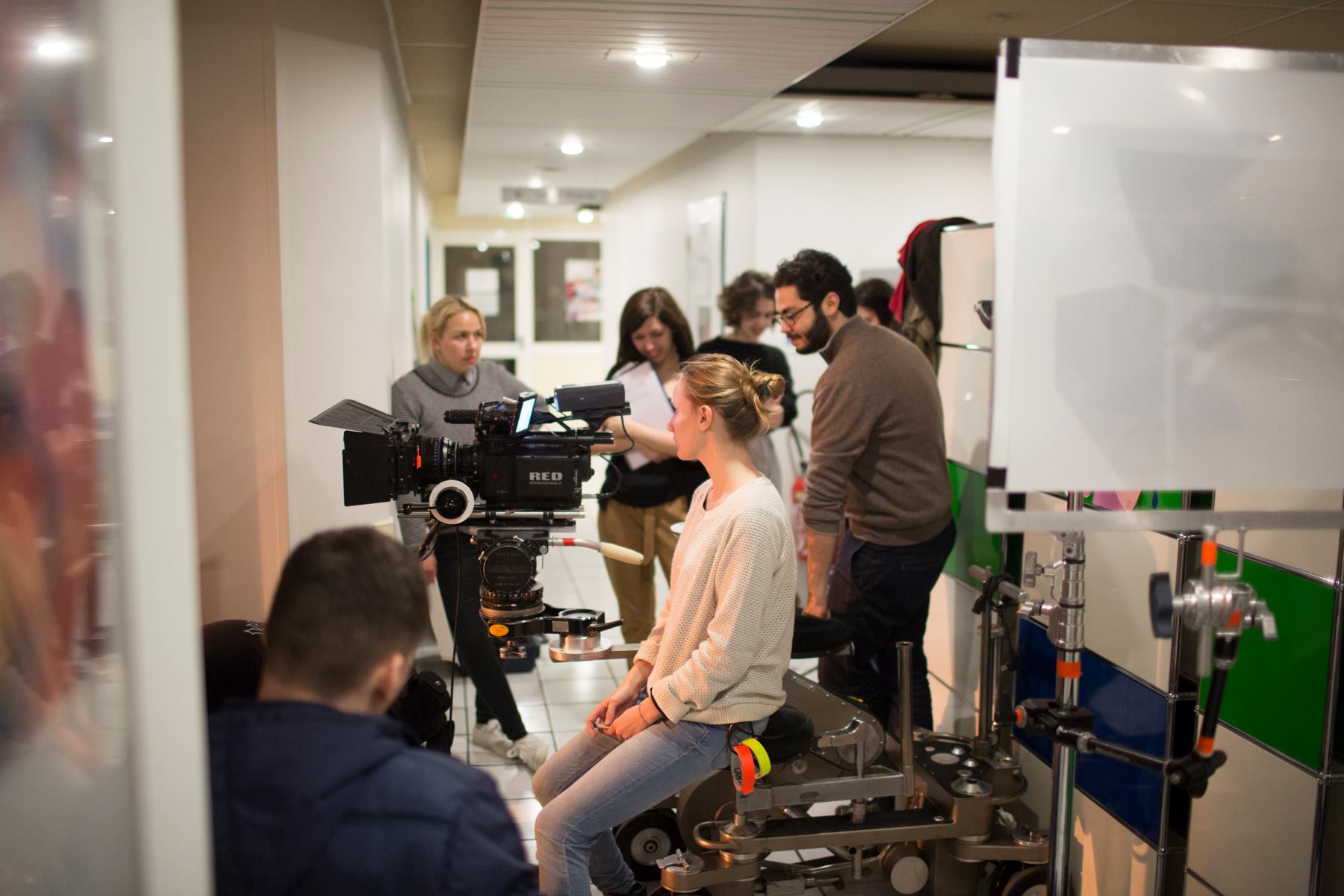 On the set of « Les Maux de Liv »