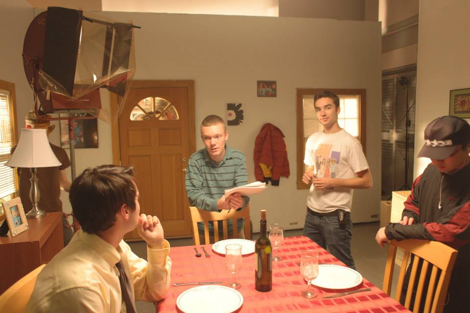 On the set of an RIT short film.