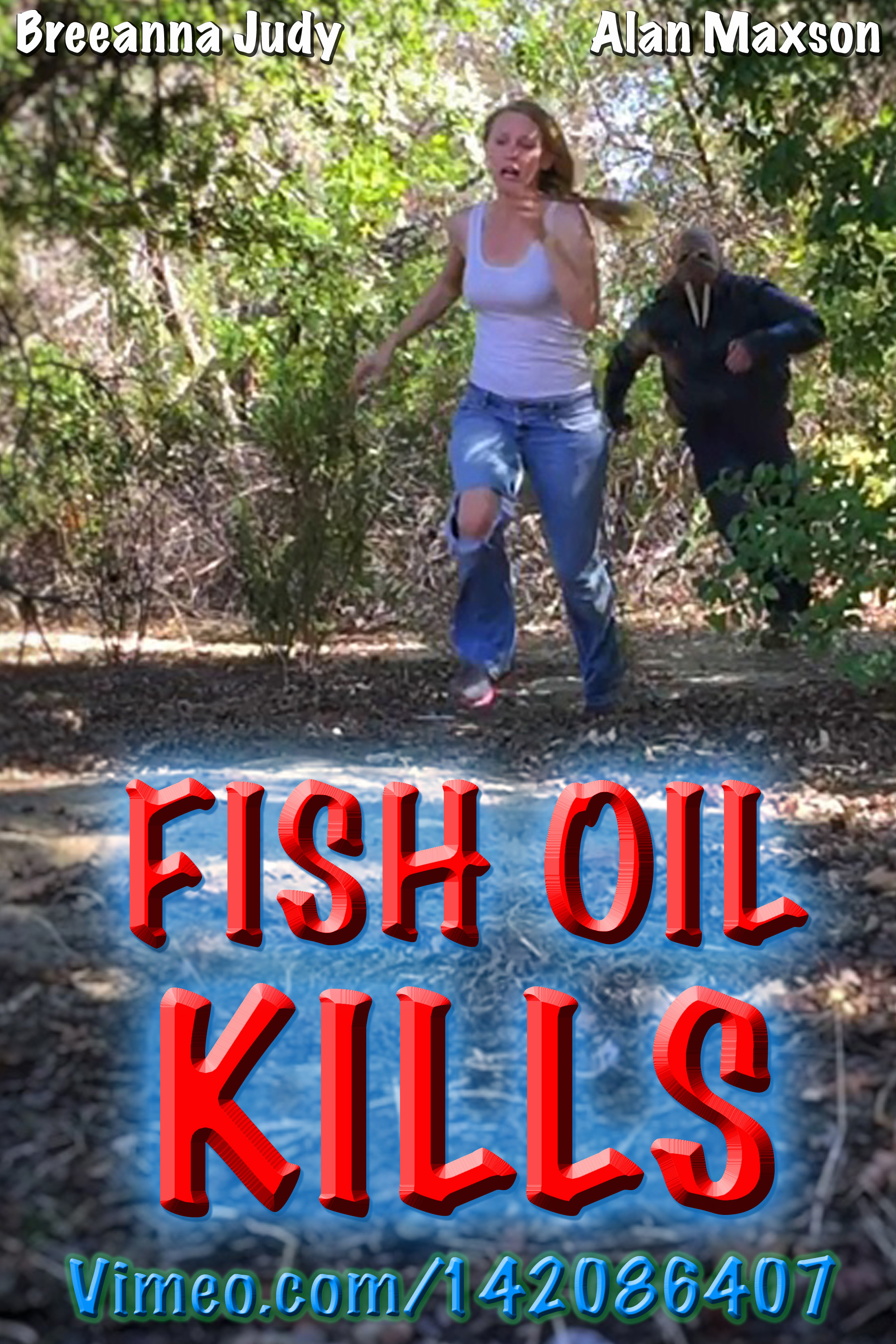 Fish Oil Kills Promotional Poster.
