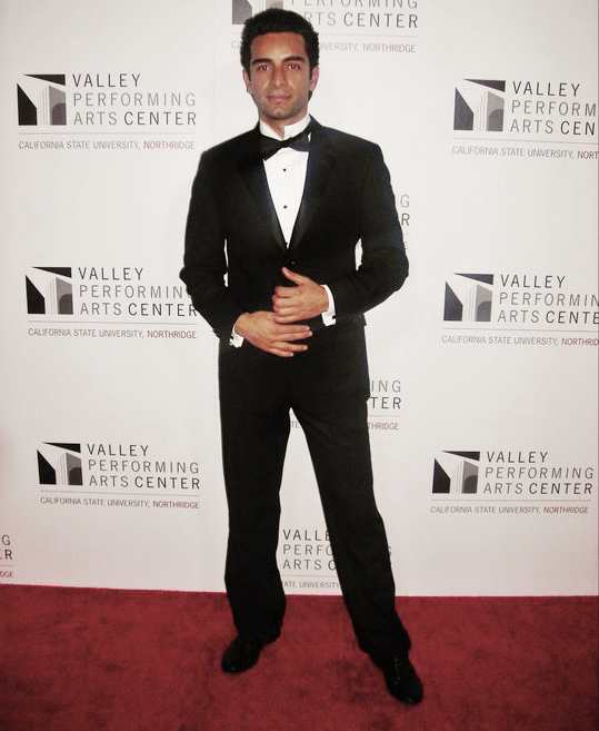 Still of Arsi Nami, Redcarpet Valley Performing Arts Center, prior to his singing performance at the Opening Gala