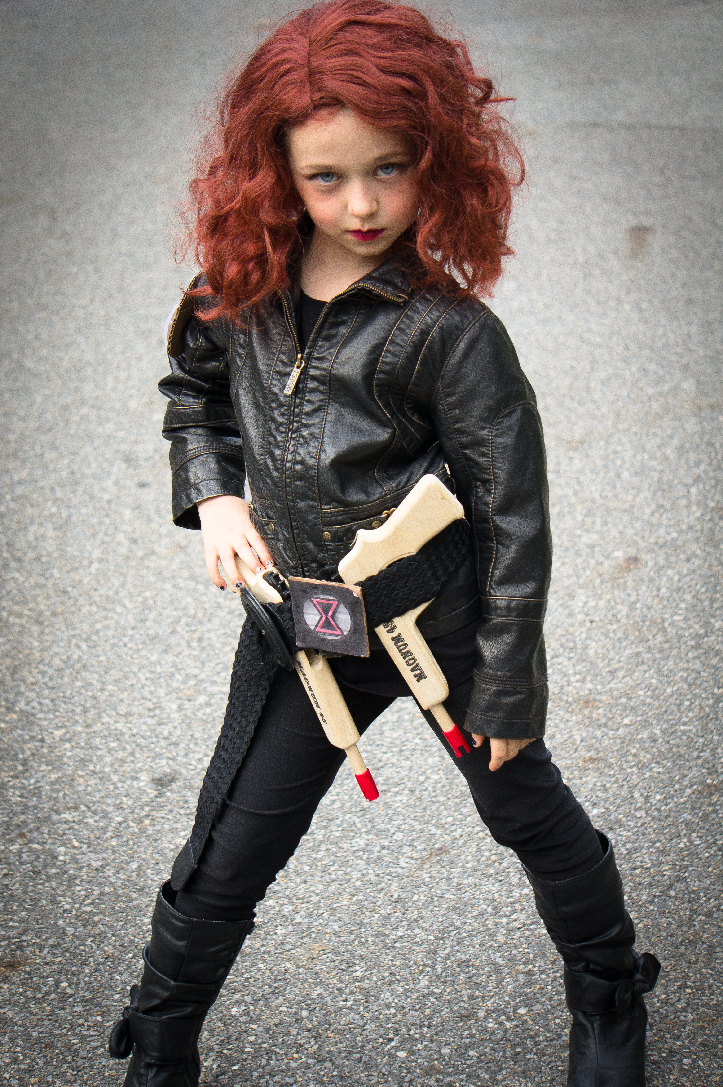 Cosplay; Halloween of 2015. Black Widow