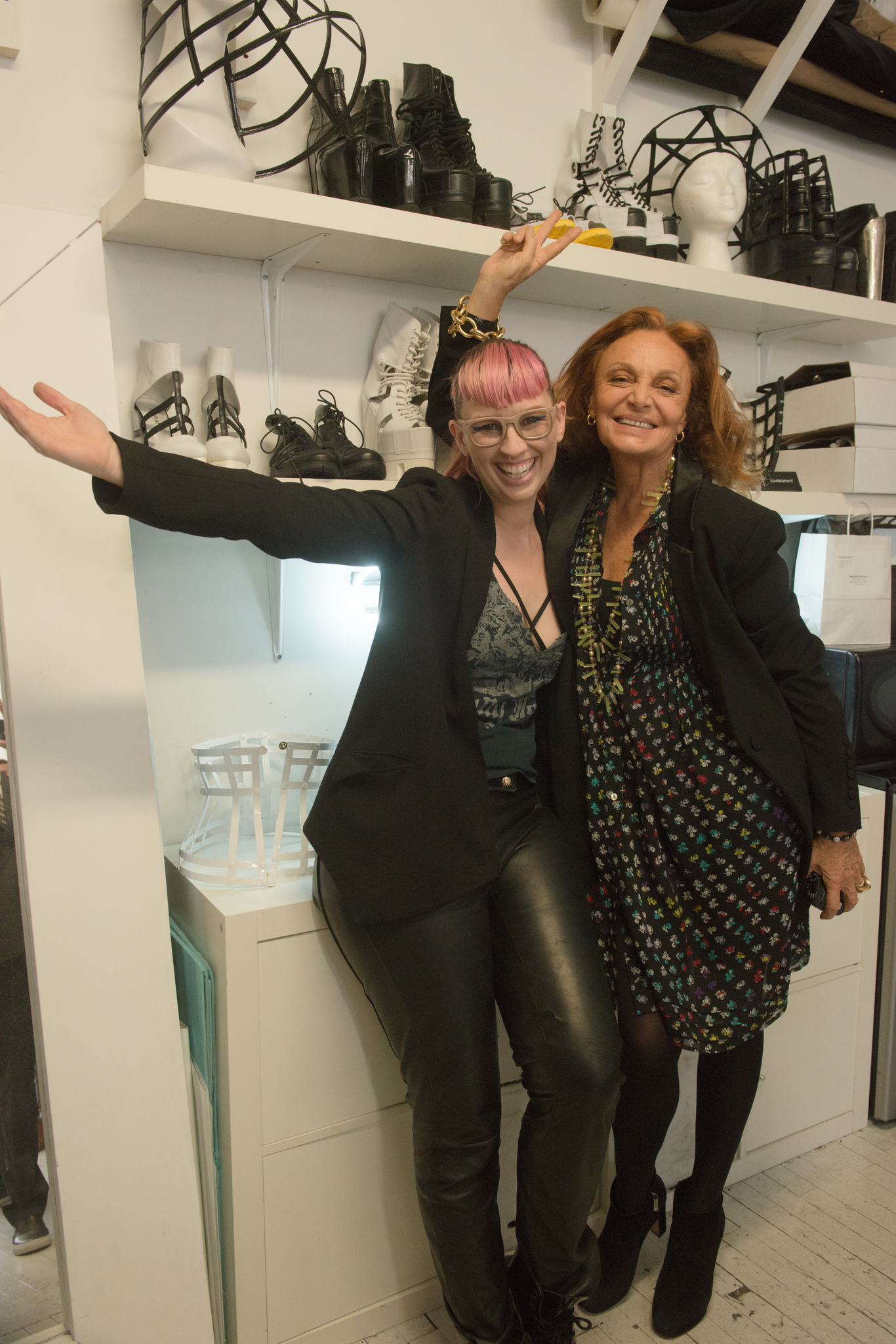 Still of Diane von Fürstenberg and Becca McCharen in The Fashion Fund (2014)