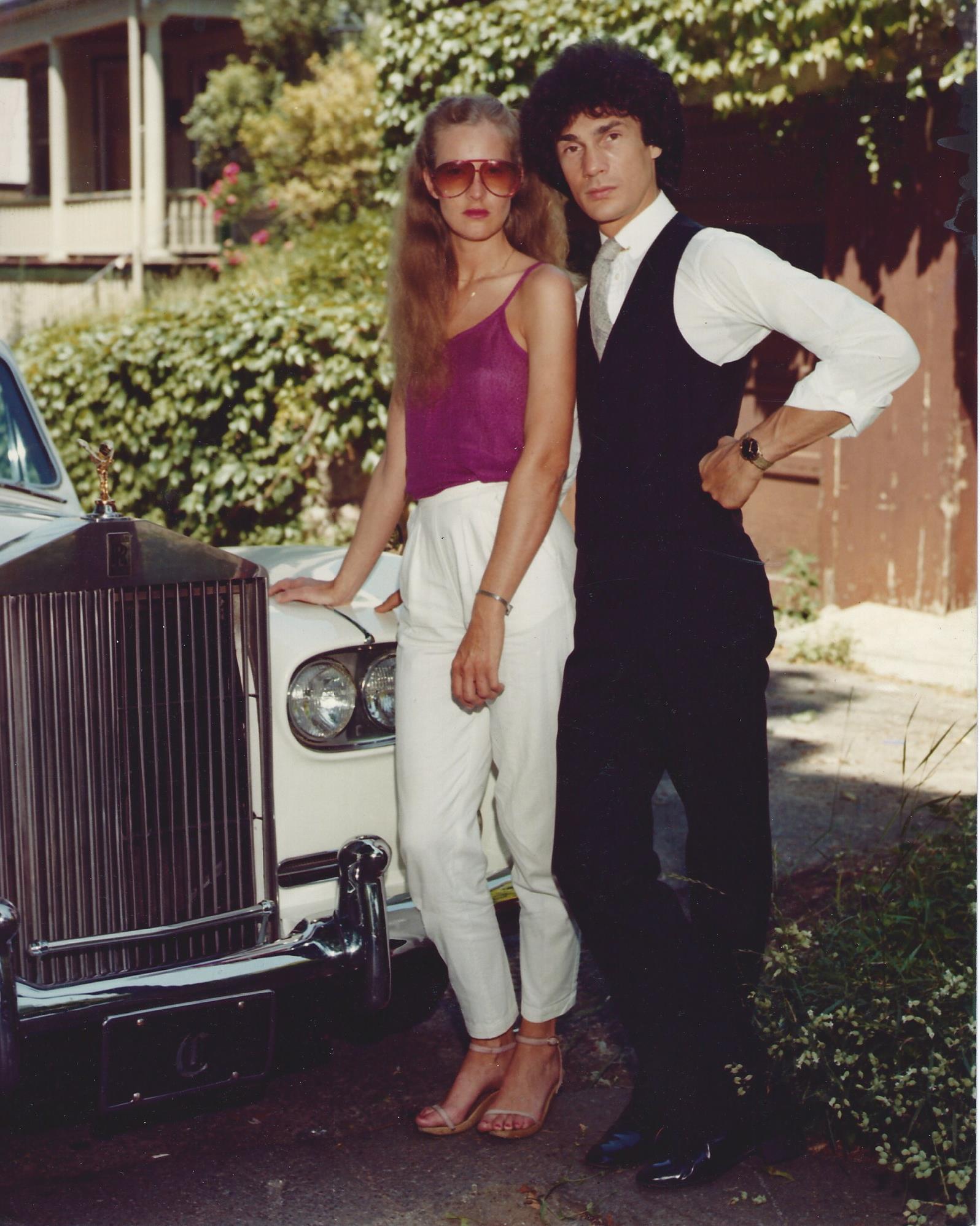 Summer of '79 with Linda Pope and the star of the show a 1962 Rolls Royce Phantom 6 Right Hand Drive Coachwork by James Young