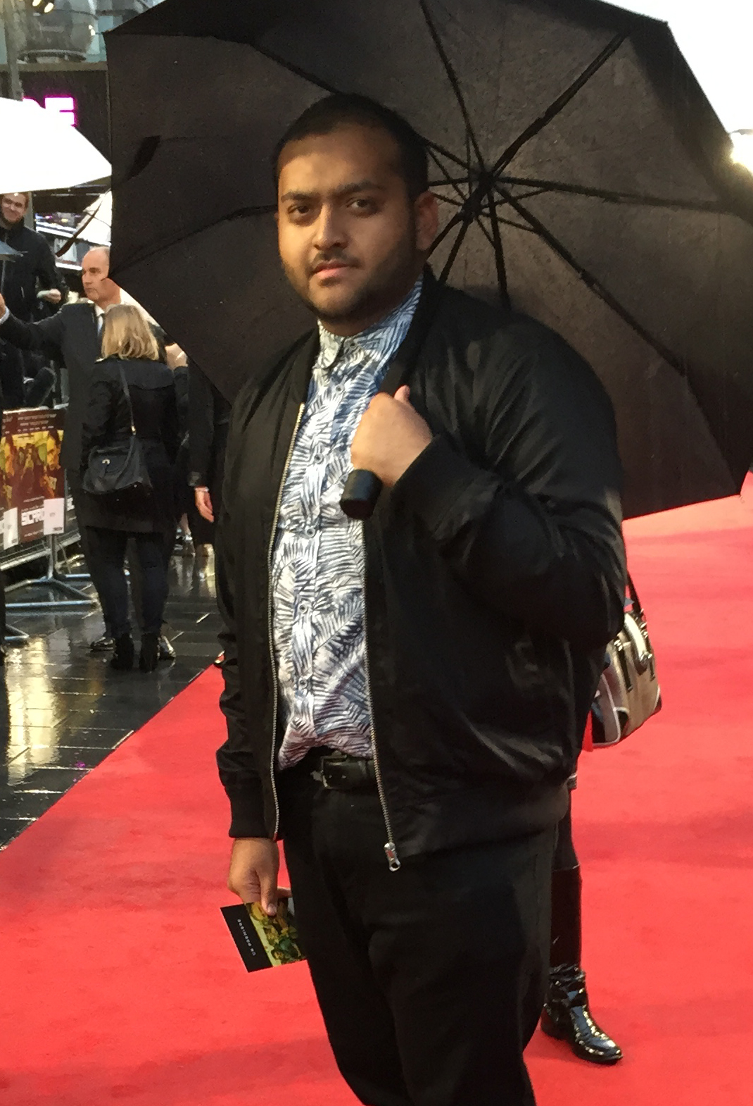 Mayuren Naidoo at the European Premiere of Sicario