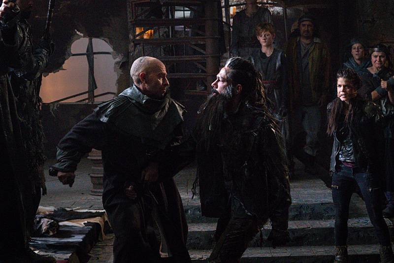 Still of Zak Santiago, Neil Sandilands, Marie Avgeropoulos and Cory Gruter-Andrew in The 100 (2014)