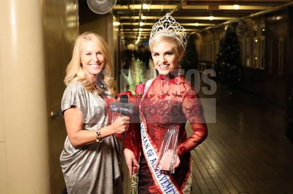With Host, Lisa Hart for RealTVFilms after winning Miss US Woman of Achievement 2016.