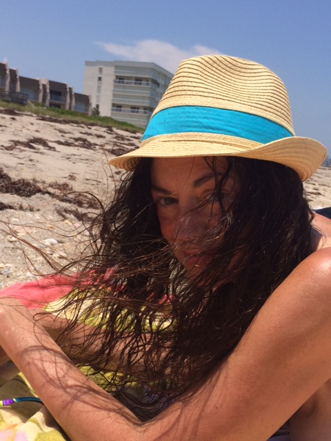 Nancy Welker closeup at beach May 2015 Age 58