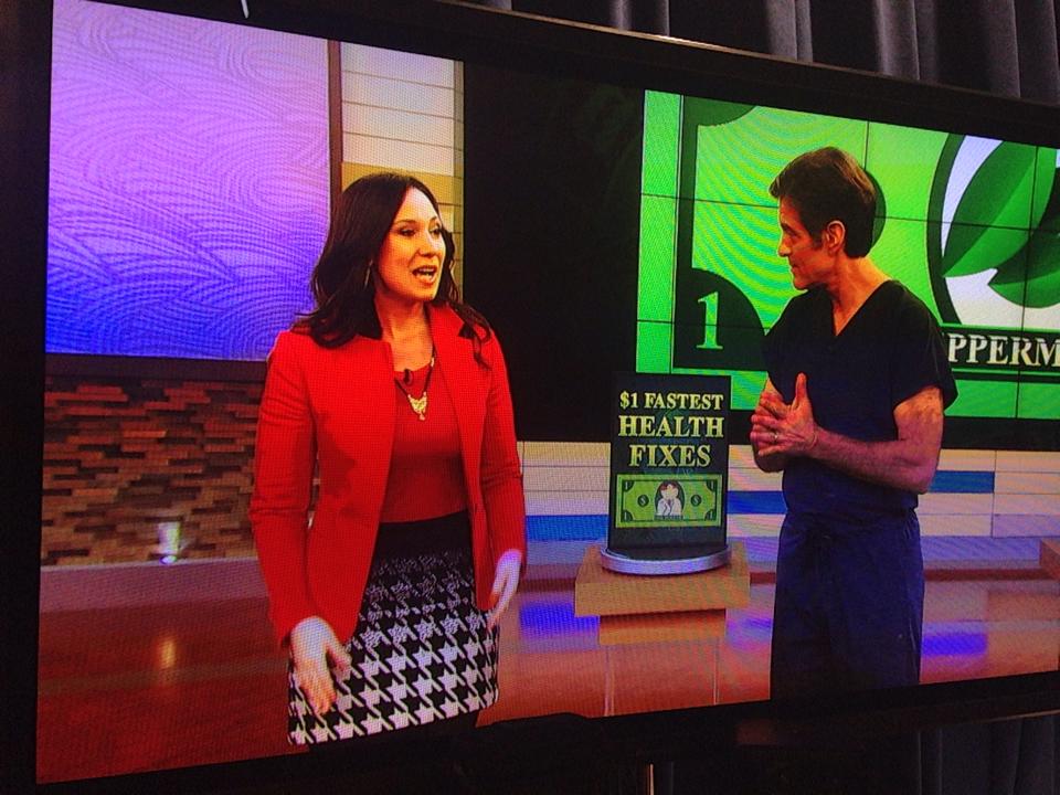 Talking about inexpensive herbal remedies for every day ailments with Dr Oz