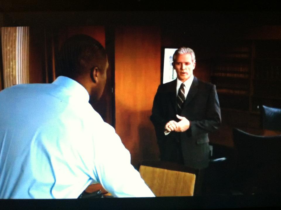 Jeff as Lucas, Tyler Perry's boss in Madea's Witness Protection