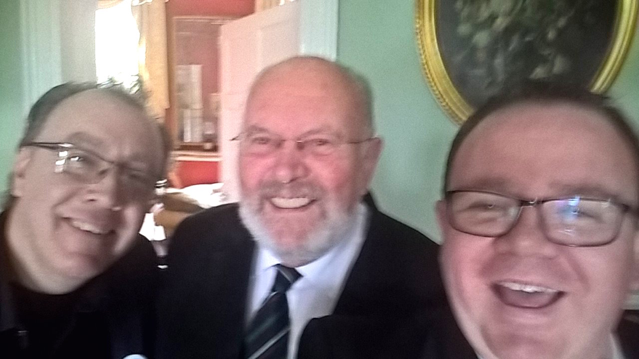 With Senator David Norris.