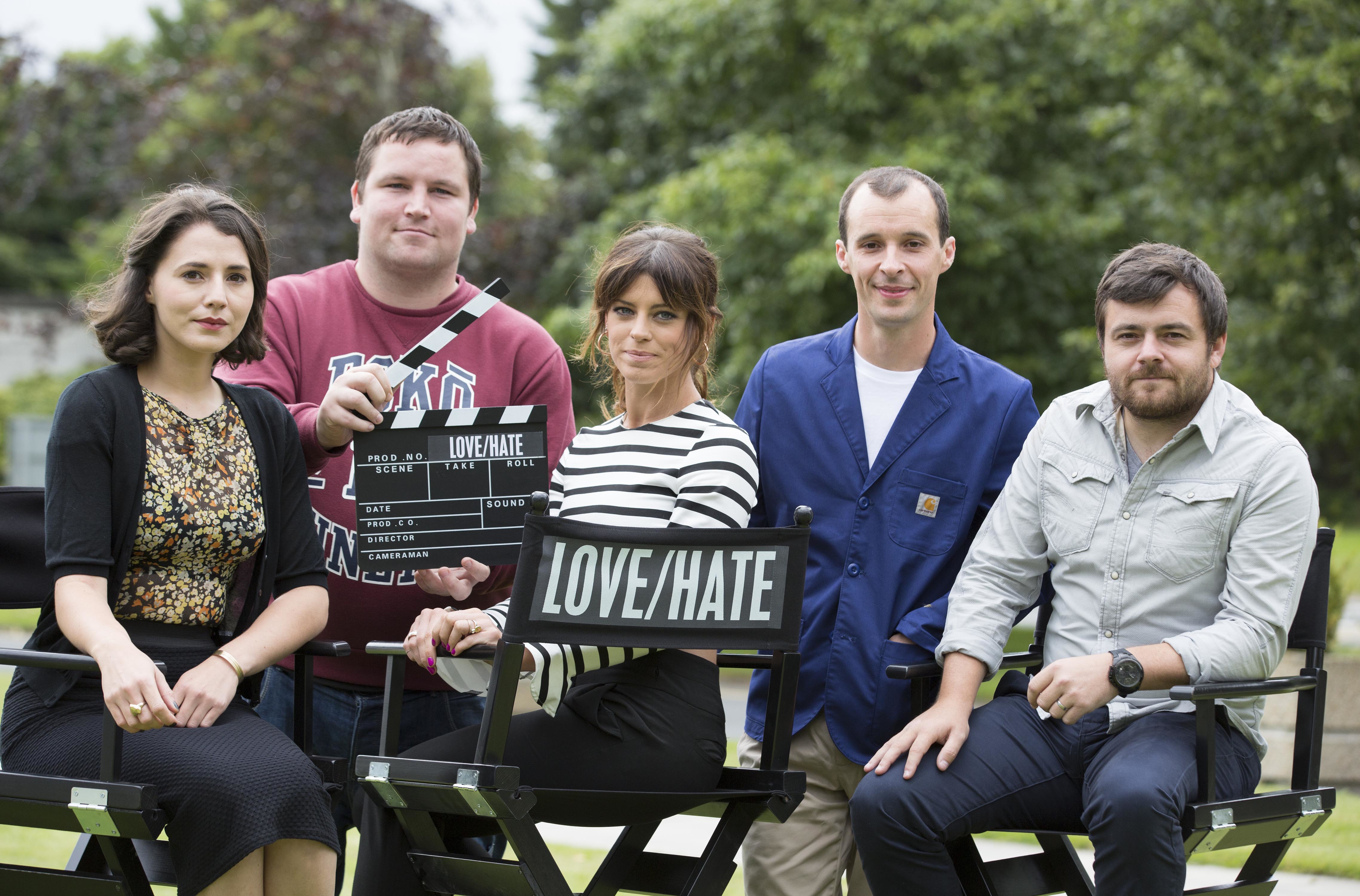 Charlie Murphy, John Connors, Aoibhinn McGinnity, Tom Vaughan-Lawlor and Laurence Kinlan at the event Love/Hate