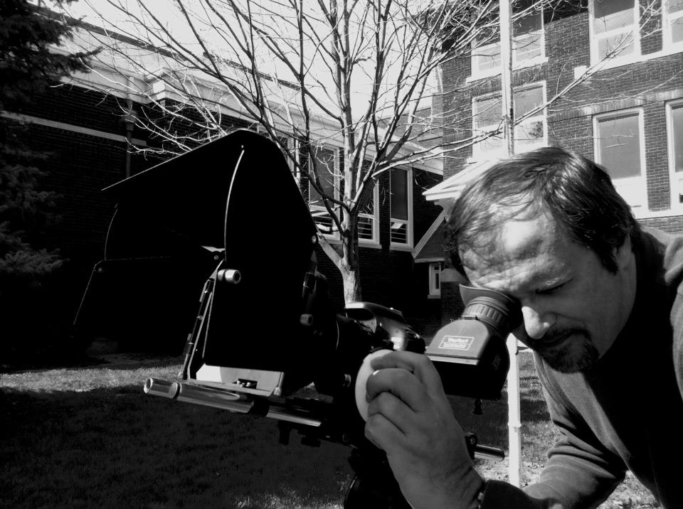 Documentary Filmmaker, John Ondo working on location of his OVC Emmy Award winning film 