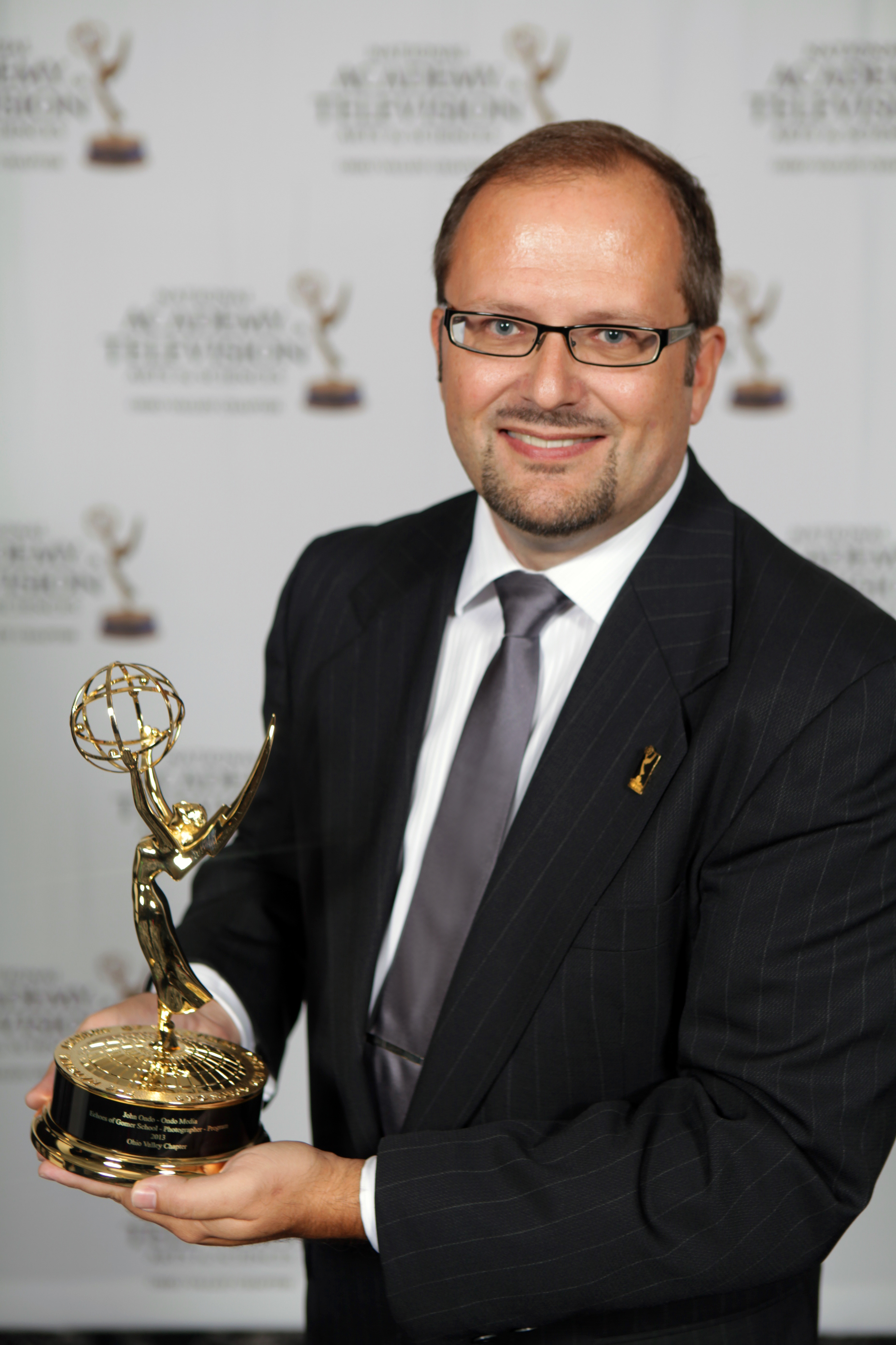 Filmmaker John Ondo, winner of a 2014 OVC NATAS Emmy of his Documentary 