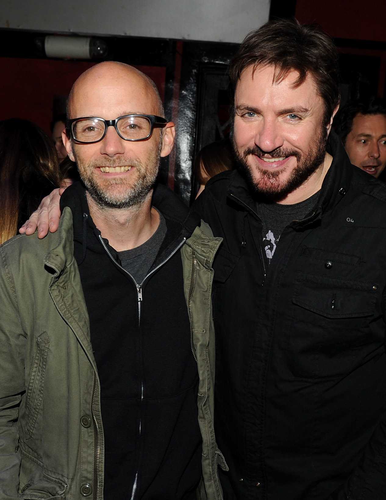 Moby and Simon Le Bon