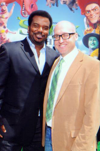 Mike Mitchell and Craig Robinson at event of Srekas. Ilgai ir laimingai (2010)